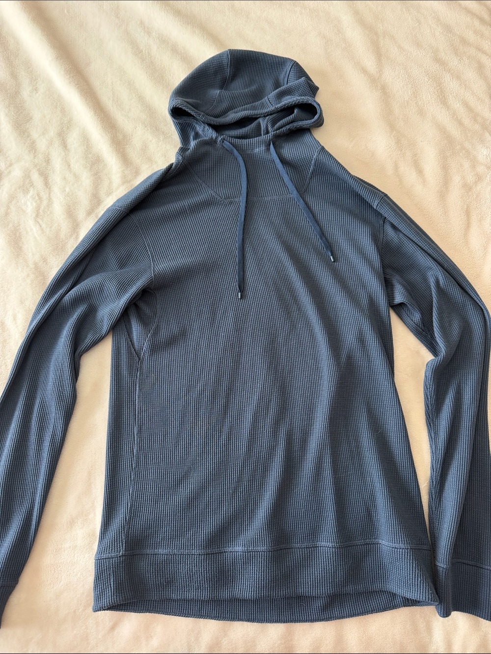 Patagonia Hooded Waffle Knit Pullover - Slate Navy